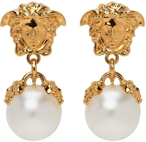 versace colar feminino|versace gold label earrings.